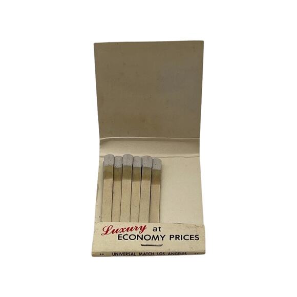 Vintage California Western 6 Saver Motel Advertising Matchbook Cover Unstruck - Picture 5 of 6